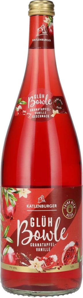 Katlenburger Granatapfel-Vanille Glühbowle 7% Vol. 1l Produktbild 