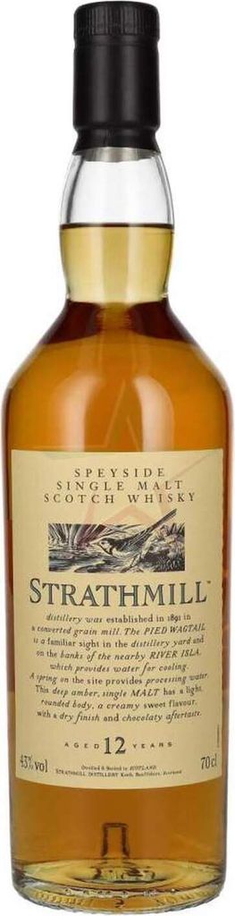 Strathmill 12 Years Old Single Malt Scotch Whisky 43,00 % 0,70 Liter