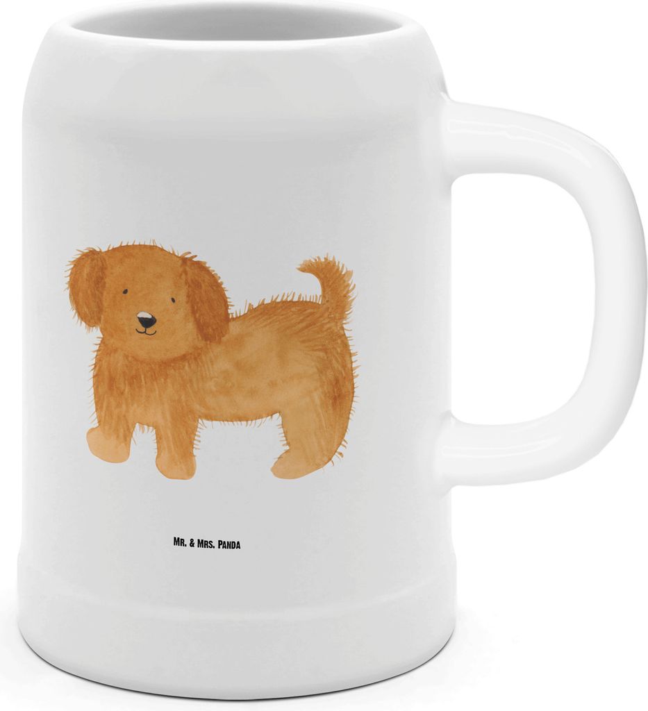 Mr. & Mrs. Panda Krug Hund Flauschig - Weiß - Geschenk, Süß, Sprüche, Hunde, Hundebesitzer, Seidel, Bier Humpen, Hundeliebe, Keramikkrug, Tonkr...