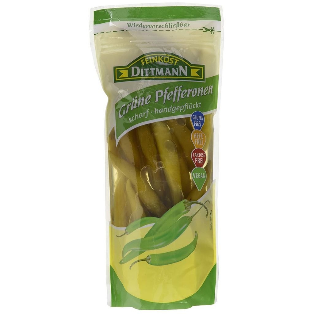 Dittmann Pfefferonen grün scharf Produktbild 
