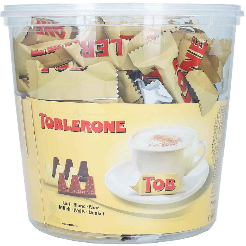 Toblerone - Chocolate Minis Mix Silo 904gr 113st | Boîte de Image du produit 