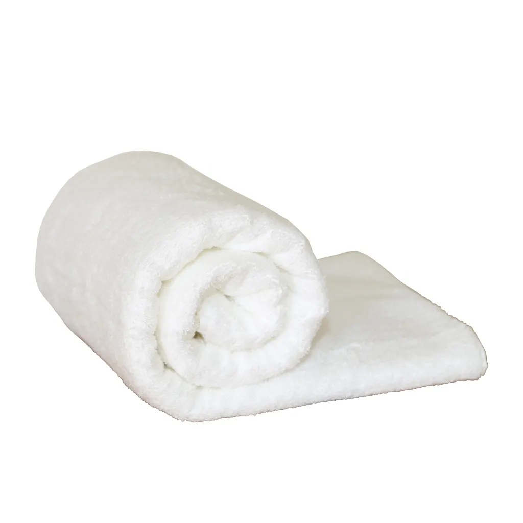 Grand drap de bain Vossen New Generation 100x150 cm en coton blanc