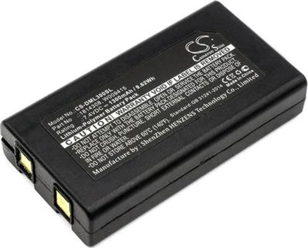 Batterie pour imprimante portable 1300 mAh remplace 1814308 643463