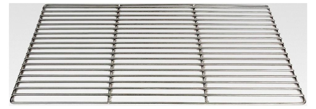 Grillrost aus Edelstahl 70 x 46 cm, 6 mm rostfrei und elektropoliert
