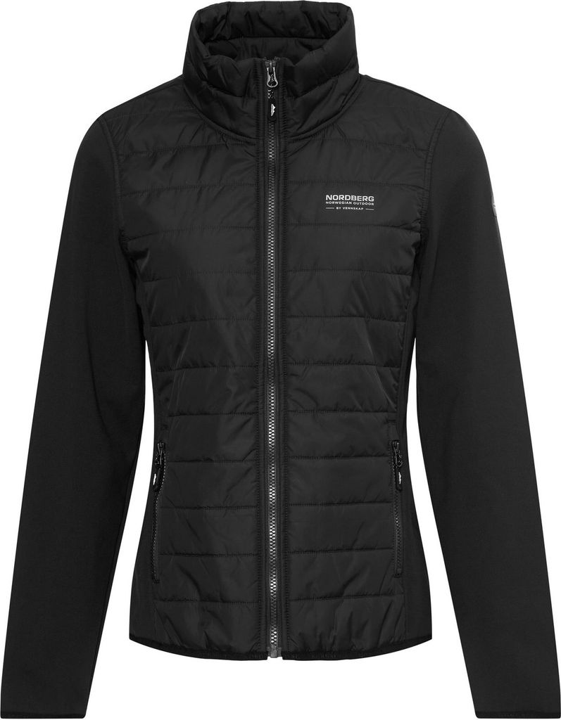 Nordberg Trine Fleece Weste - Schwarz - Größe 4XL