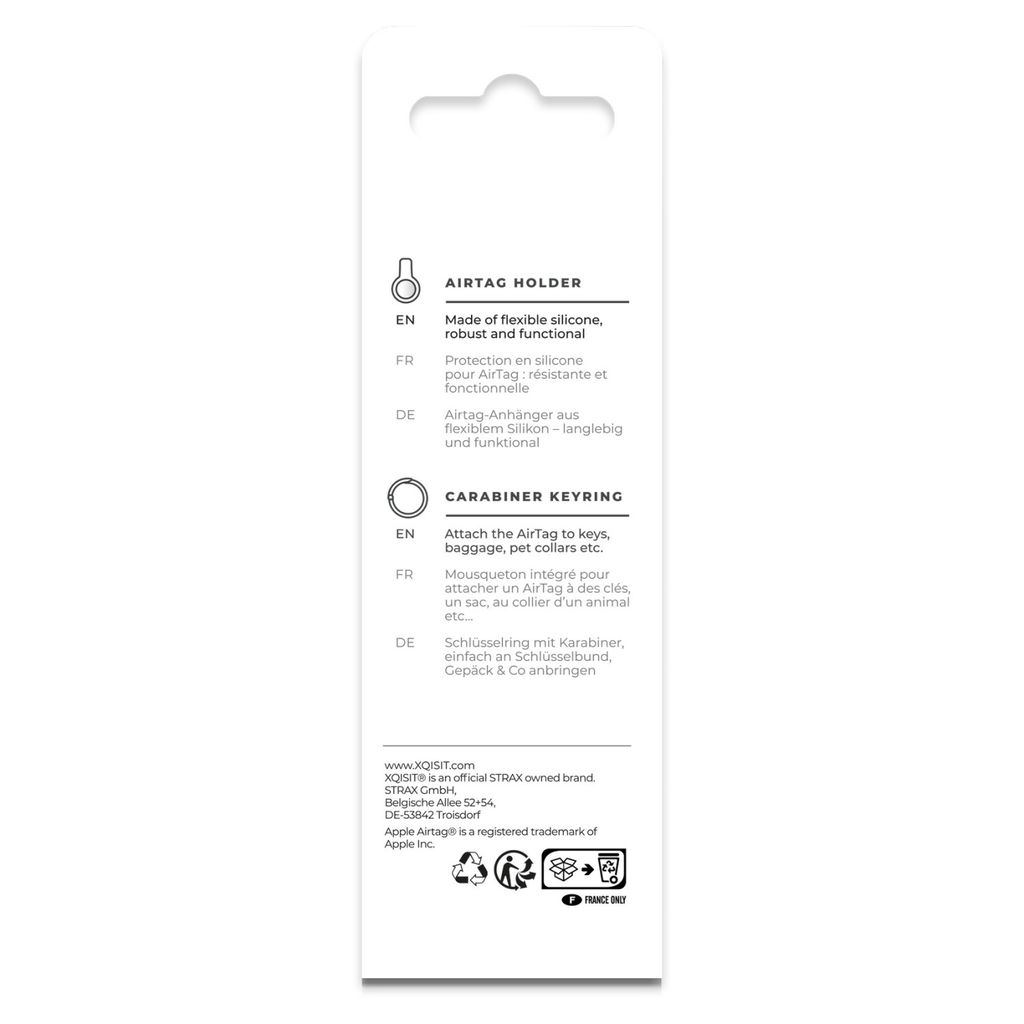 Silicone Keyring Blau für Apple Airtag