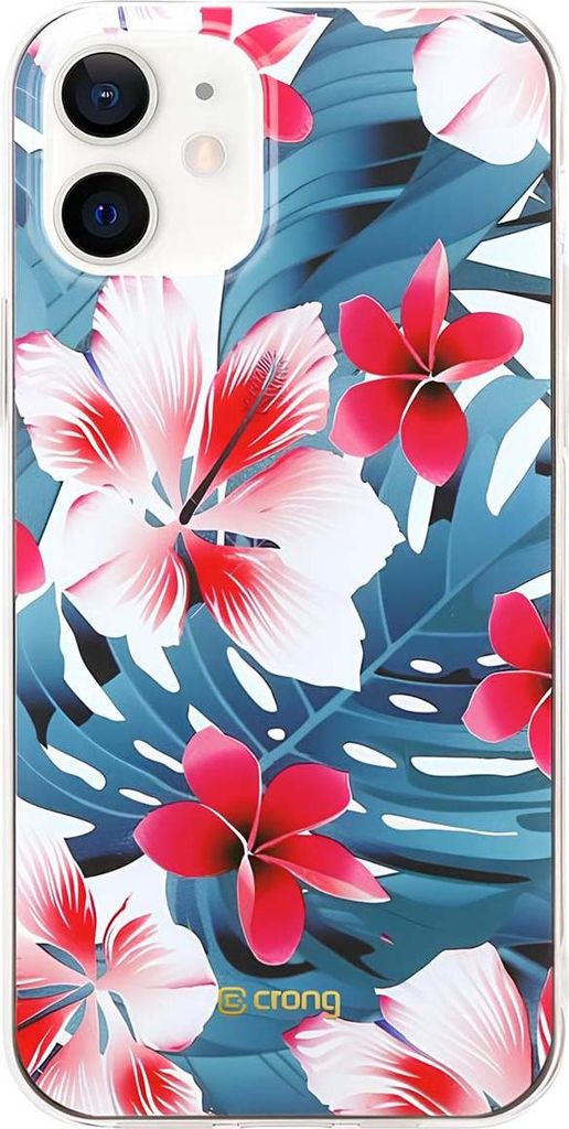 Crong CRG-FLR-IP1261-03, Cover, Apple, iPhone 12 / iPhone 12 Pro, 15,5 cm (6.1"), Mehrfarbig