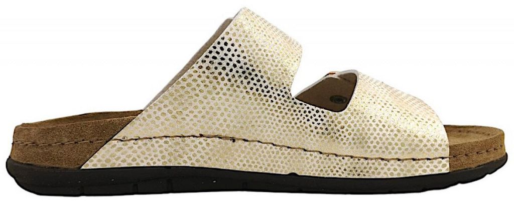 Sandalias de playa para mujer Rohde Rodigo, color dorado, Imagen del producto 