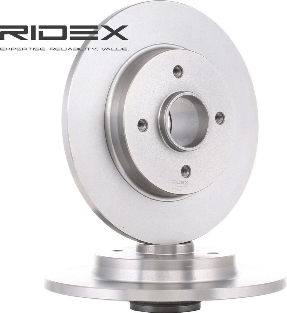 RIDEX 82B0420 - OE 4249 45 Bremsscheibe für Berlingo, C4 G-Picasso I (UA), C4 II (NC), C4 Picasso I (UD), DS4, DS5, 3008 (0U), 308 I, 308 SW I, 50...
