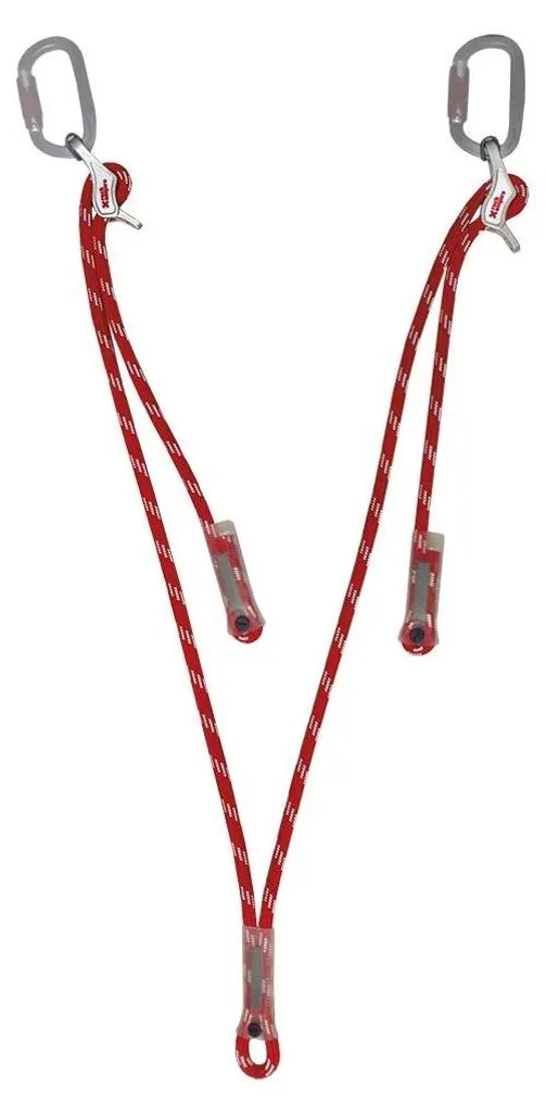 Longe Rock Empire Stand V rouge 100 cm en sangle haute résistance textile