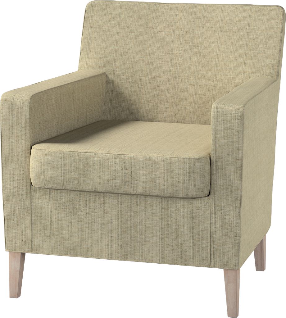 Dekoria Bezug für Karlstad Sessel (hoch), beige-creme, Produktbild 