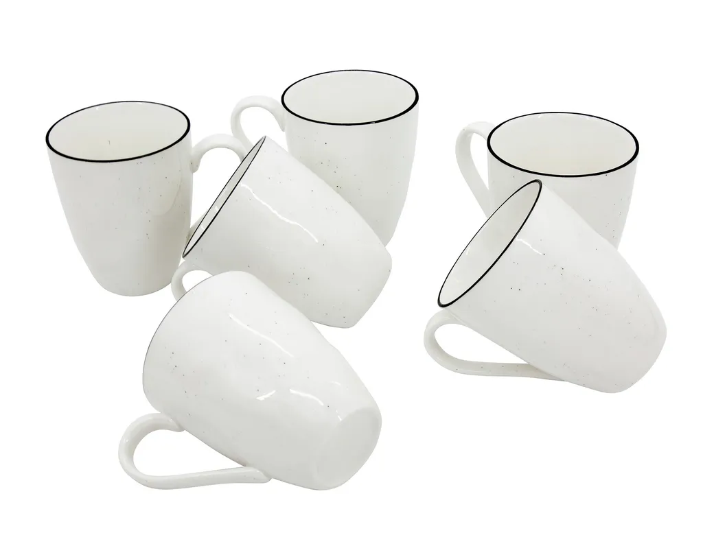 Legend Set 6 Mug 450ml - Tazze Grandi Moderne per Ufficio e Casa