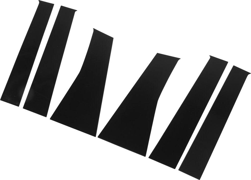 Fenstersäulenpfosten-Abdeckungsverkleidung, glänzend schwarzer PC-Kunststoff, B-Pfosten-Aufkleber, Ersatz für Mitsubishi ASX 2011 bis 2020