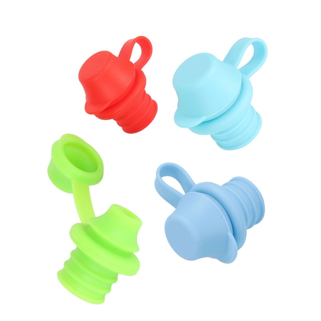 4 ks sippy spout fľaša horný výtok silikónová fľaša horný Obrázok produktu 