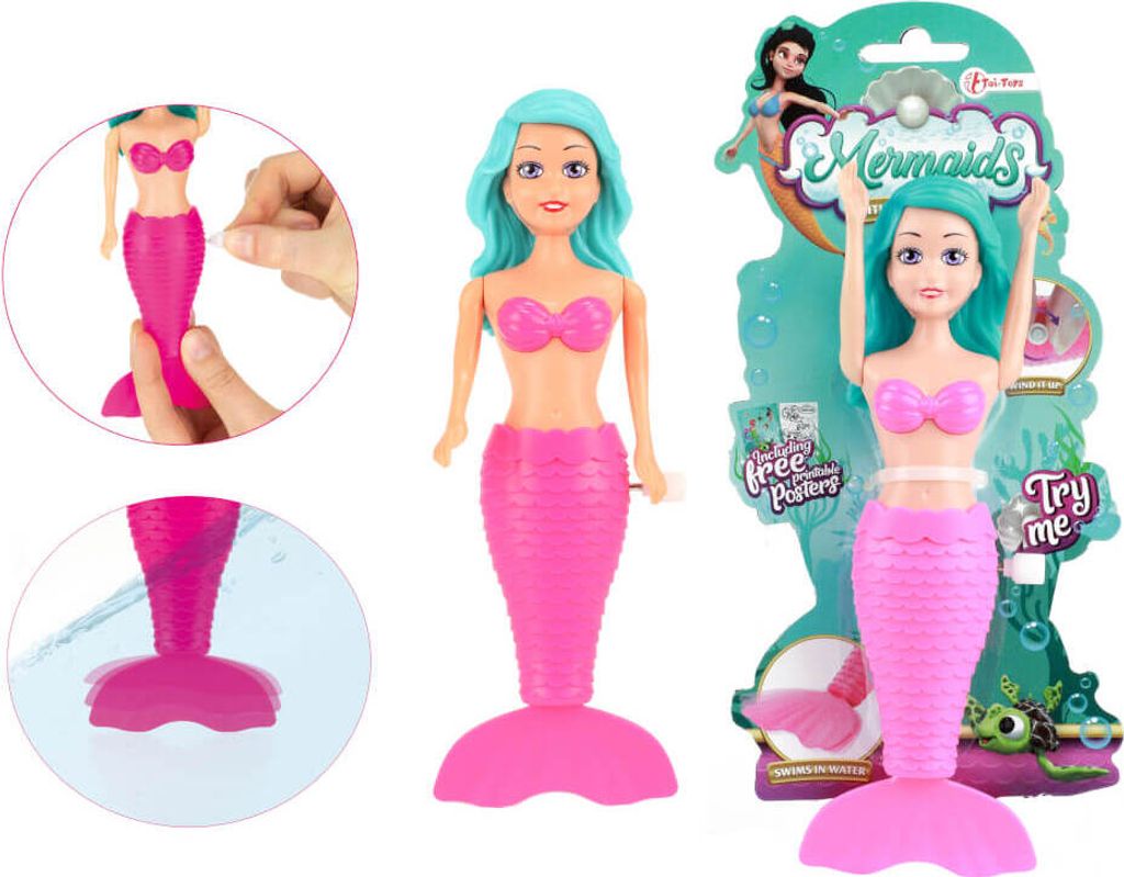 Schwimmende Meerjungfrau Puppe als Kinder Badespielzeug Produktbild 