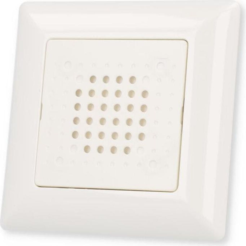 Suoneria Da Parete Grothe - 8/12V, 85 DB, 17 Toni, Colore Bianco, Per Casa E Ufficio