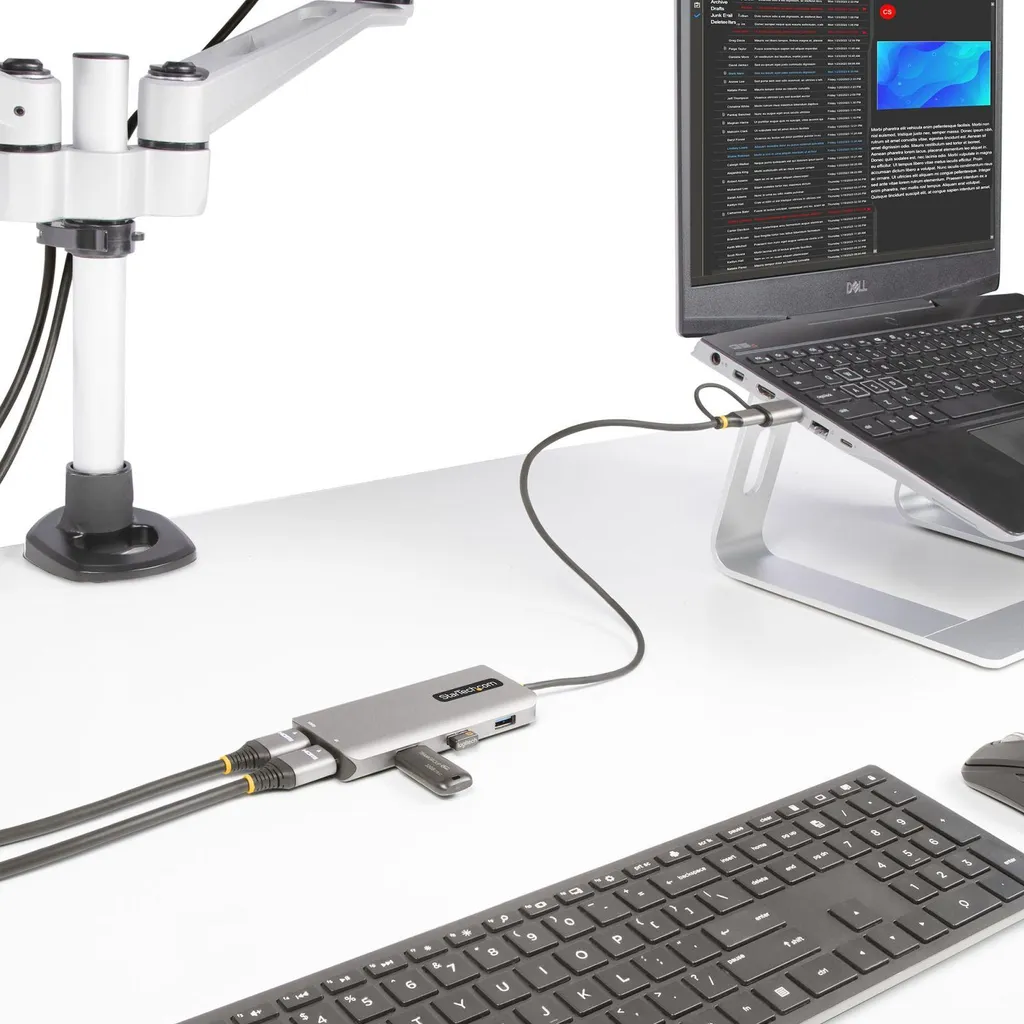 Adaptateur Double Écran HDMI pour PC Portable USB-C et USB-A - Bureau IT - 7