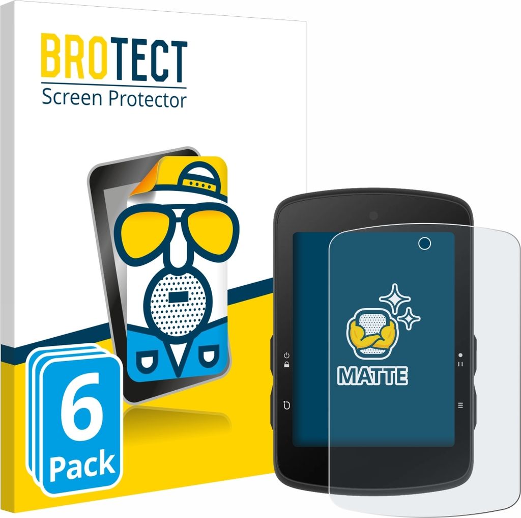 6x BROTECT Schutzfolie für Bryton Rider S510 Displayschutz Displayschutzfolie Folie Matt Entspiegelungsfolie