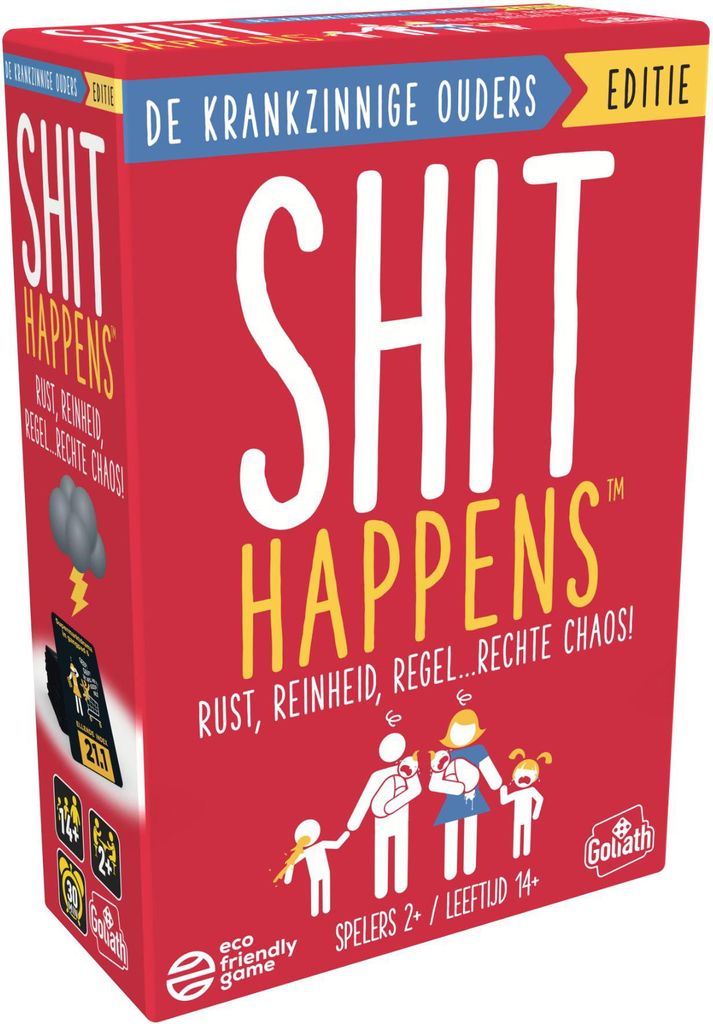 Goliath Kartenspiel Shit Happens Eltern Edition - Partyspiel für Erwachsene