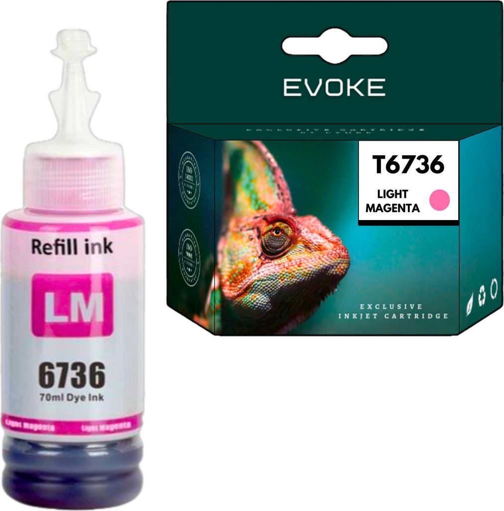 Patrone für Epson T6736 T6736LM ️️ ECOTANK L800 L805 L810 L850 L1800 ️