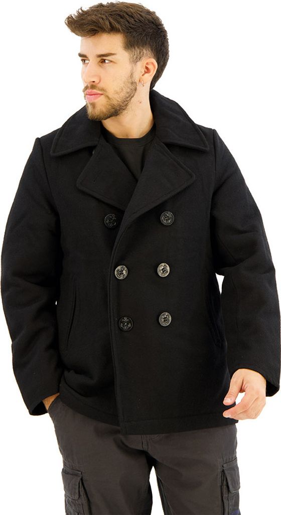 Brandit Pea Mantel Schwarz XL Mann Schwarz XL