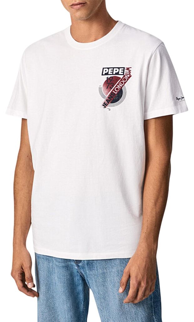 Pepe Jeans - T-Shirt für Herren NA613 (L) (Weiß)