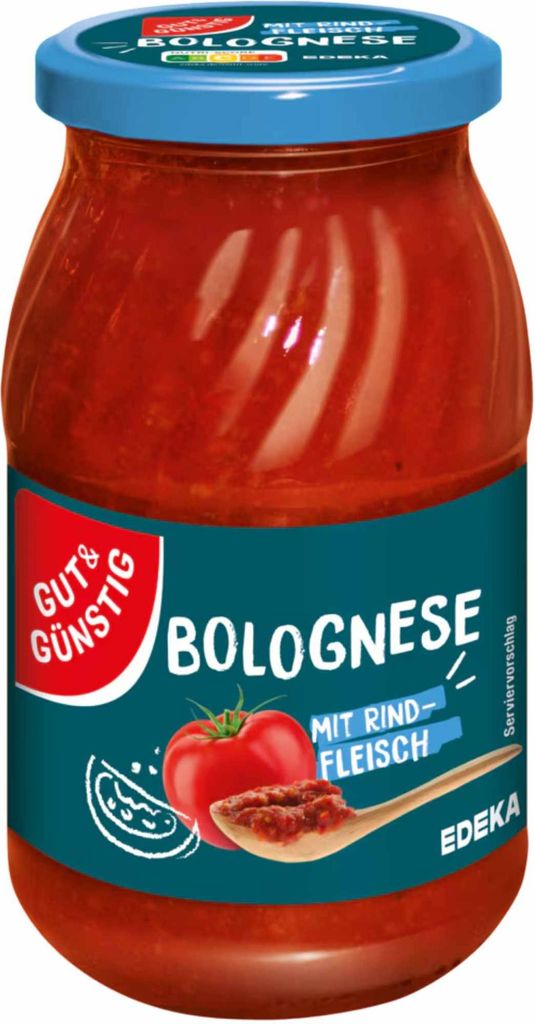 G&G Nudelsauce Bolognese 10er Pack (10x420g Glas) + usy Produktbild 