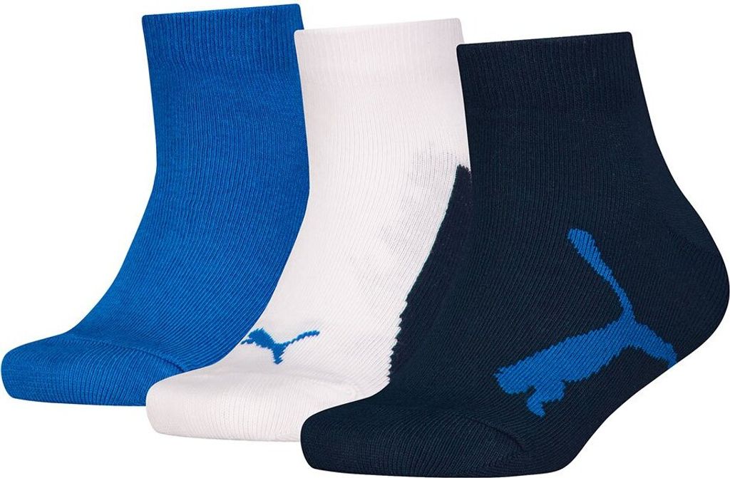 Puma 701233223 Socken 3 Paare Weiß,Blau EU 35-38 Weiß,Blau EU 35-38