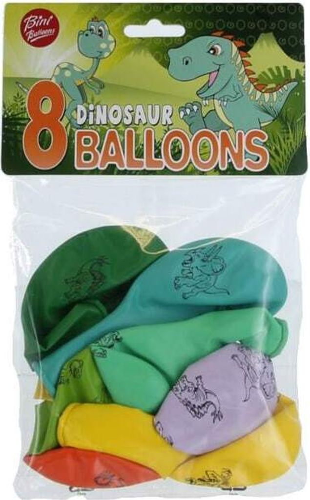Balóniky - Dinosaury - 8 kusov Obrázok produktu 