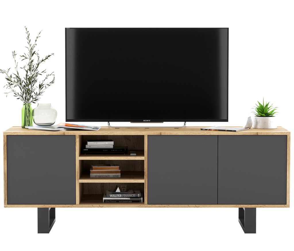 TV skříňka Loft Industrialna Televizní stolek RTV skříňka Obrázek produktu 