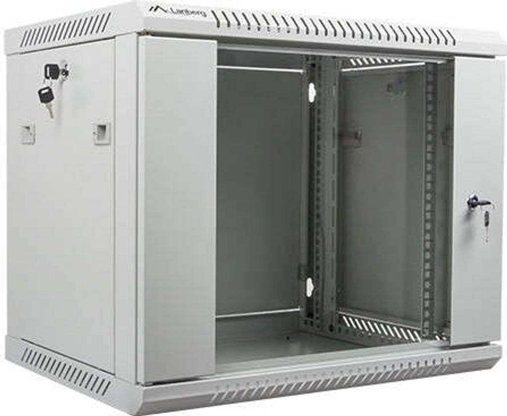 Lanberg Rack Wandschrank 48,30cm (19") 9U/600X450 Glastür Image du produit 