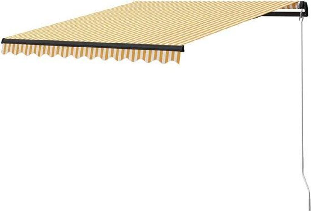Mobiler Schatten-Schirm für die Terrasse - Außenleben - Dekorativer Sonnenbeschutzungs-Design - LED integrierte Beleuchtung - 300 x 250 cm - Hell...