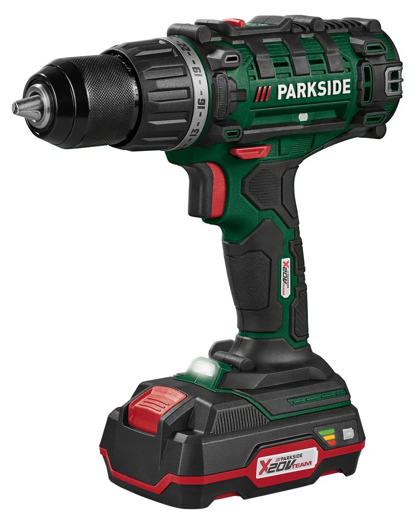 PARKSIDE® 20 V Akku-Bohrschrauber »PABS 20-Li G8«, mit Akku Produktbild 