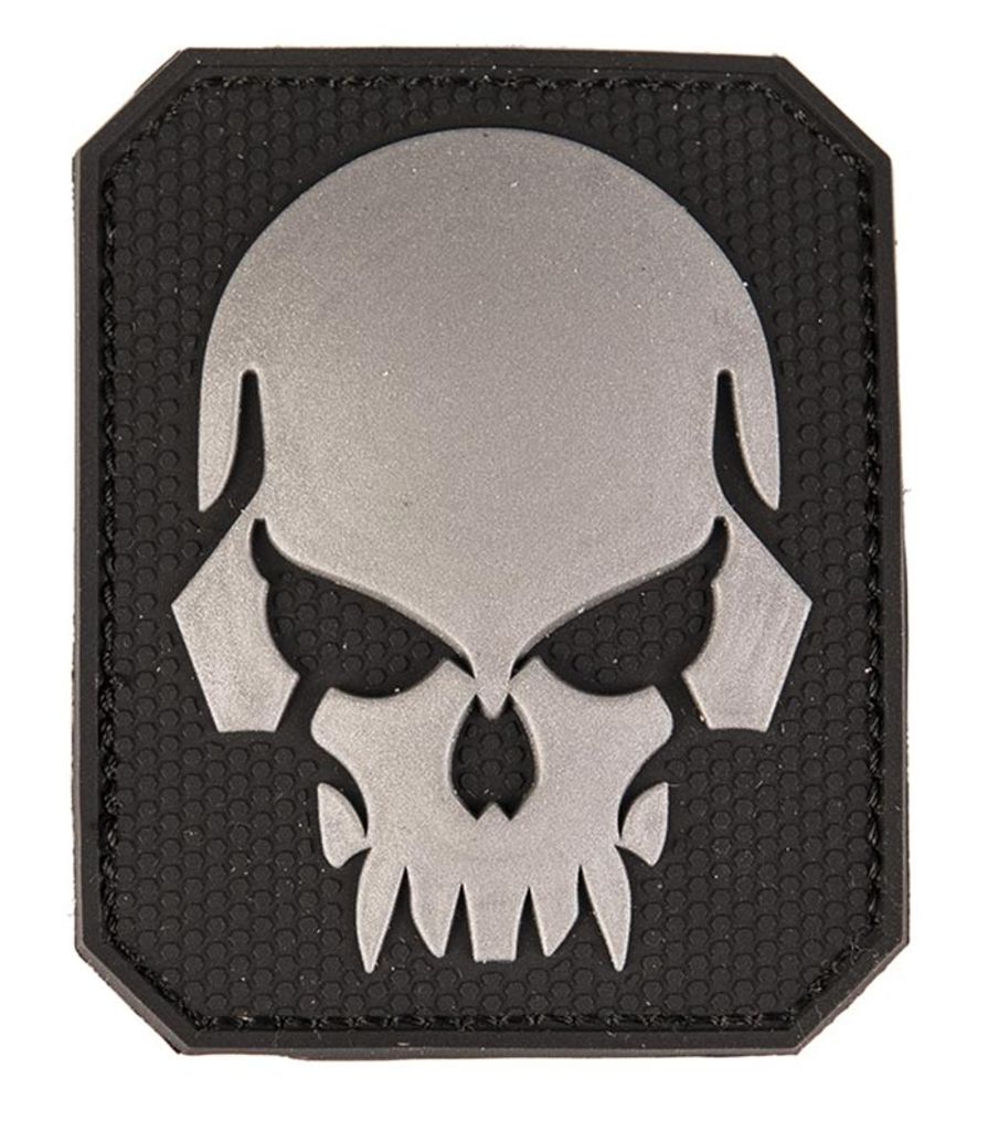 Patch 3D Skull large schwarz