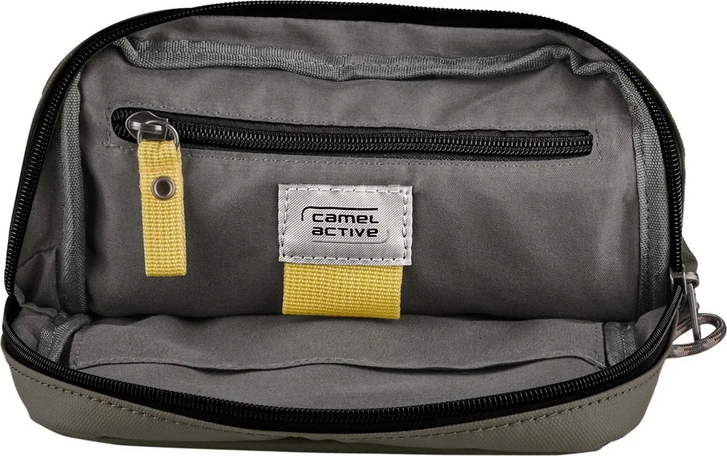 Sacoche Homme pour Randonnée et Ville Camel Active Explore Kaki Nylon