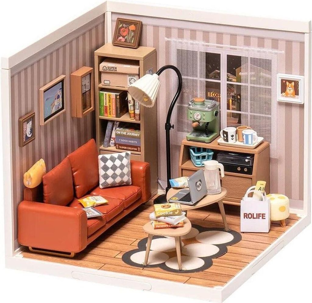 ROBOTIME Rolife DIY House: Obvac einen Raum mit Produktbild 