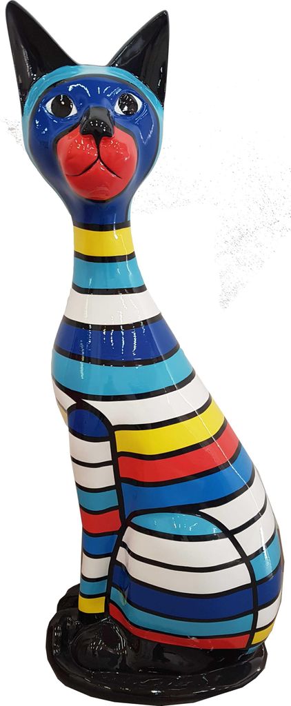 Abstrakte Deko Figur Statue Skulptur 98 cm Figuren Statuen Skulpturen Kater A746