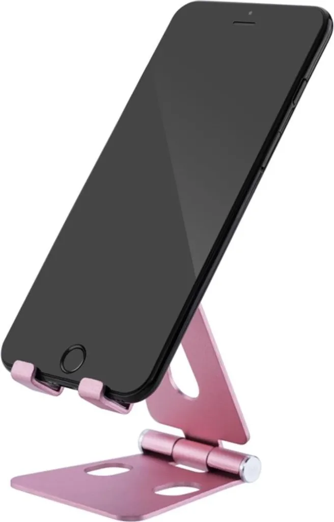Eko Supporto Smartphone Rosa: Pieghevole 270° per Tavolo e Viaggi