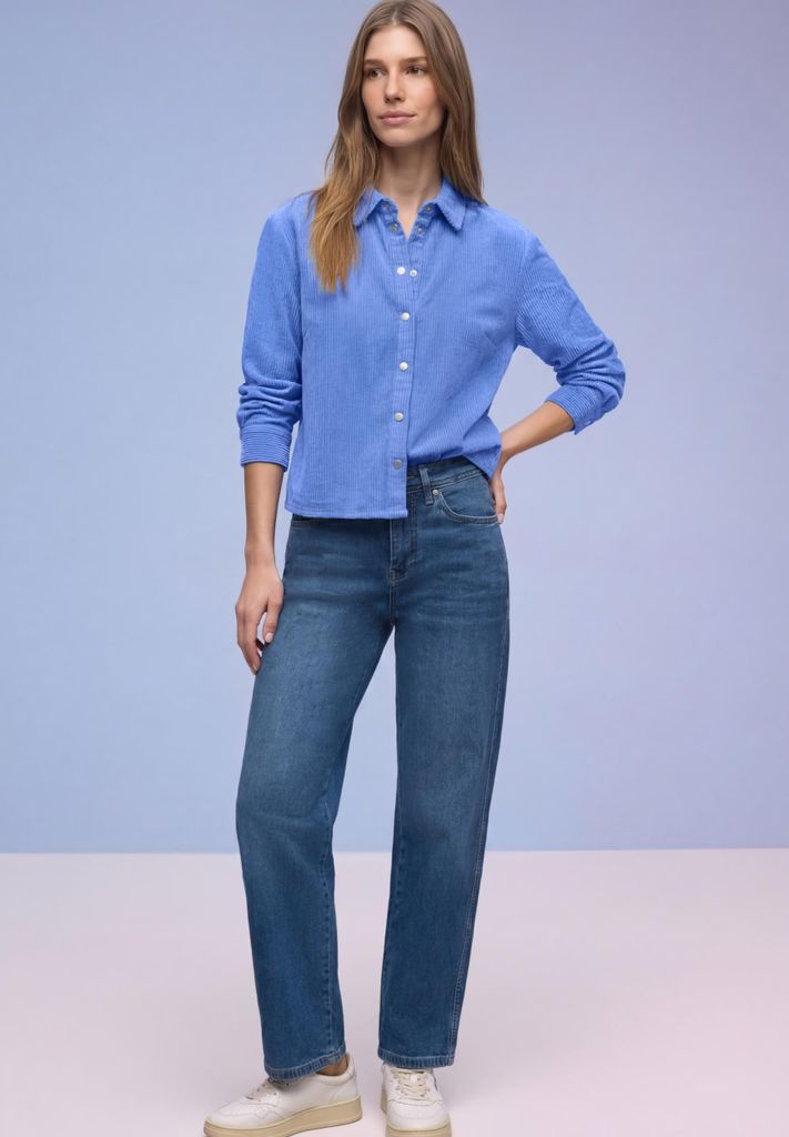 Street One Corduroy shirtcollar Bluse