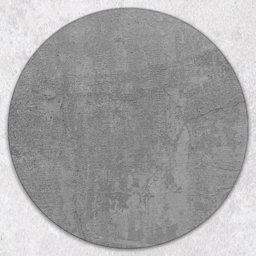 Glas-Herdabdeckplatten Glaskeramikkochfeld-Abdeckung Spritzschutz Glas Runden Schneidebrett fi40 cm - Beton Textur
