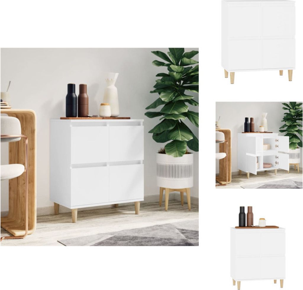 vidaXL Sideboard Weiß 60x35x70 cm Holzwerkstoff - Sideboards