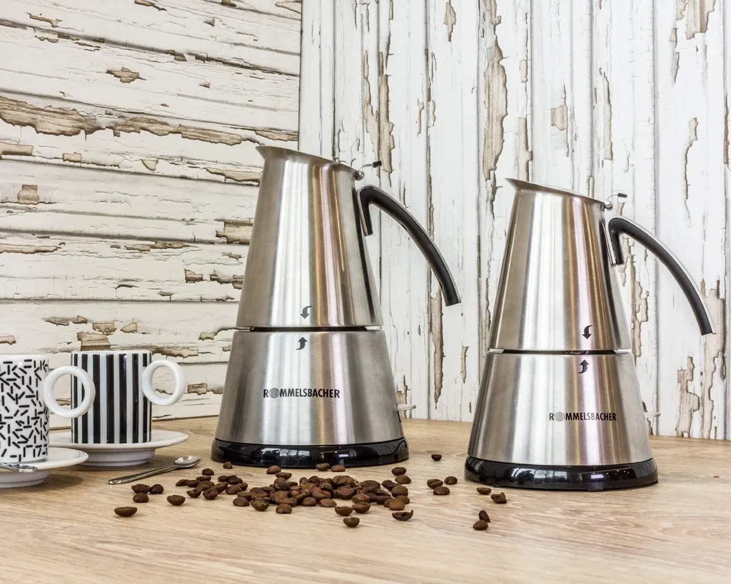 Cafetière expresso compacte Mini EKO 364/E argentée avec pression 15 bars - 6