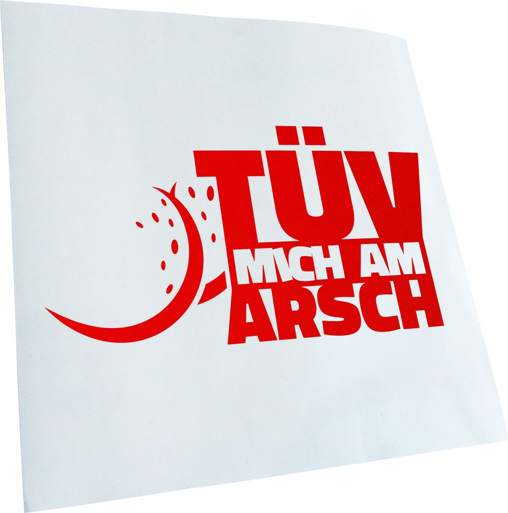 hauptsachebeklebt Kiwistar - Autoaufkleber - Mich am Arsch - Leck Mich! Heckscheibe - Aufkleber für Auto Kfz Fahrrad, LKW, Truck Mofa