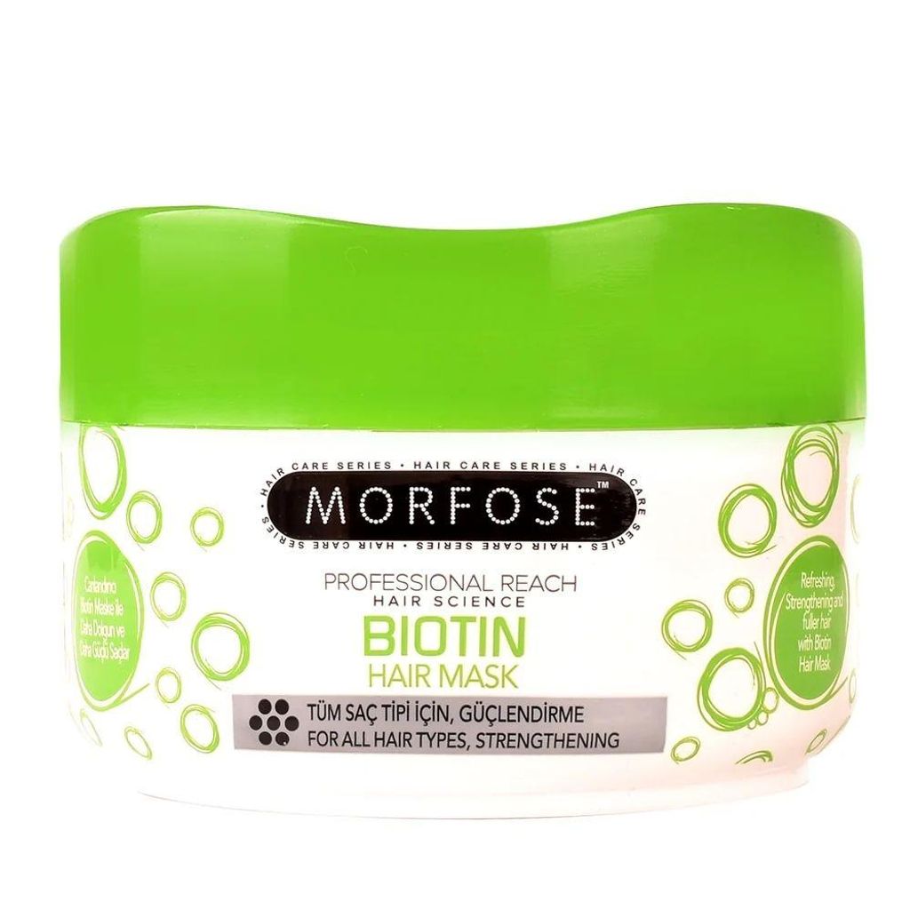 Morfose Biotin Haarmaske 500 ml – Intensive Haarpflege mit Produktbild 