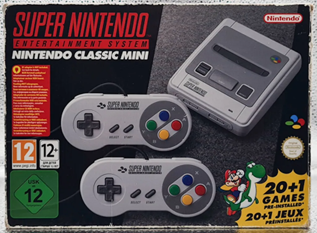 Console Nintendo Classic Mini Super NES pour soirées rétrogaming