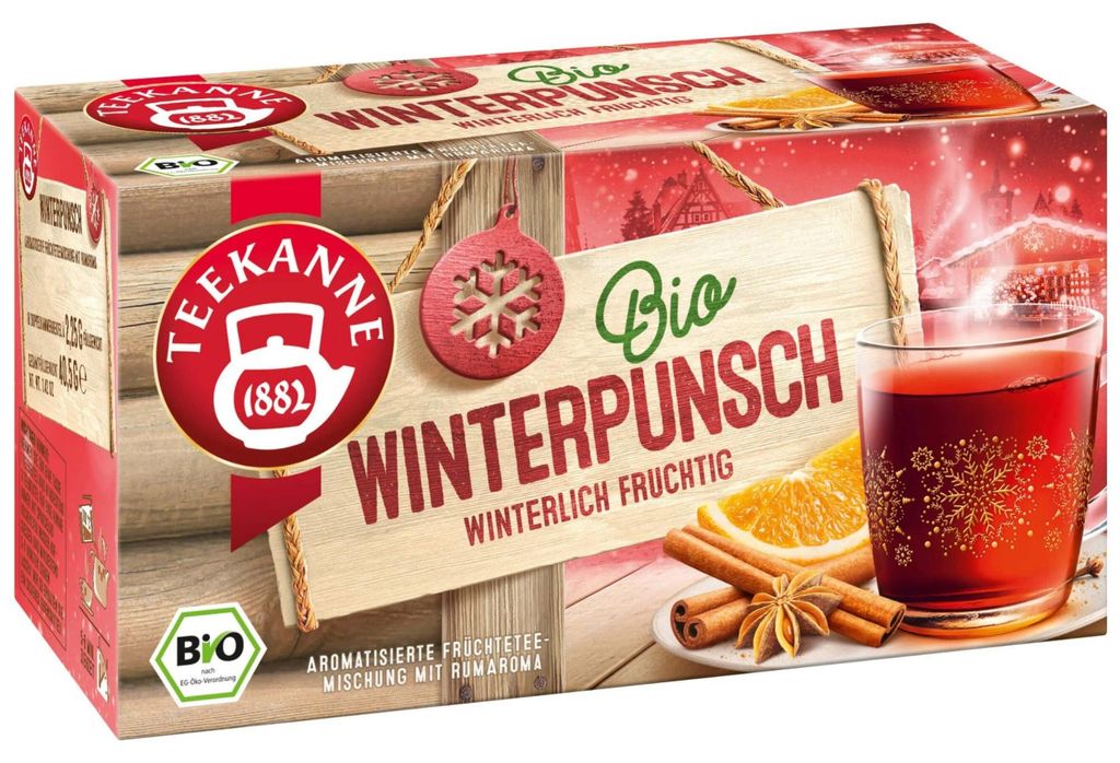 Teekanne  Winterpunsch Tee 18 x 2,25 g Produktbild 