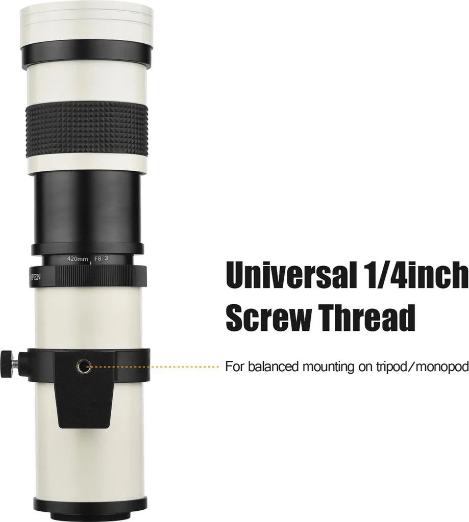 Cattura l'Invisibile: Obiettivo 420-800mm per Canon EOS R Mirrorless