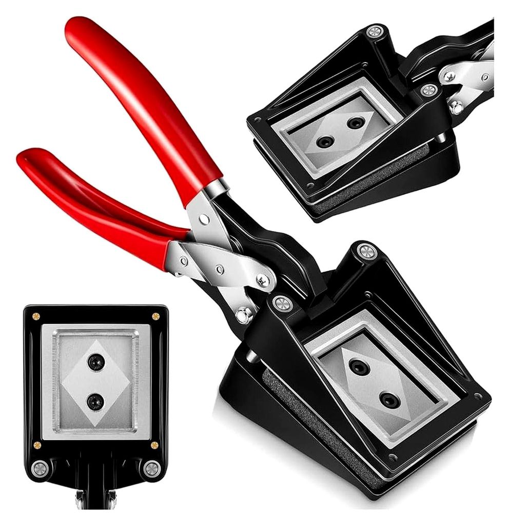 Praktische Passfoto-Schneidemaschine, Foto-ID-Stanzmaschine, Locher, Geeignet für Büro, Langlebig, Einfache Installation, Benutzerfreundlich (1,4...