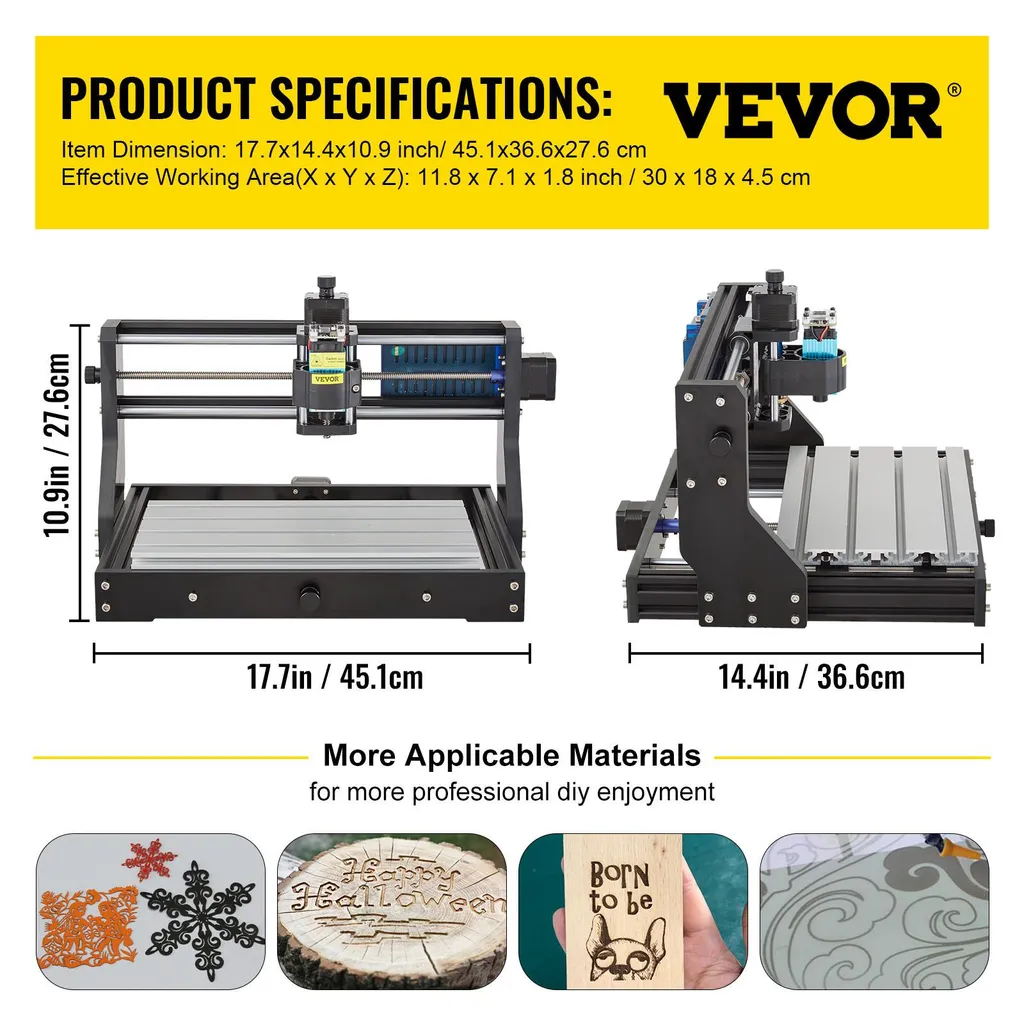CNC 3018 Pro Graveur Laser : Solution Complète pour Gravure sans PC