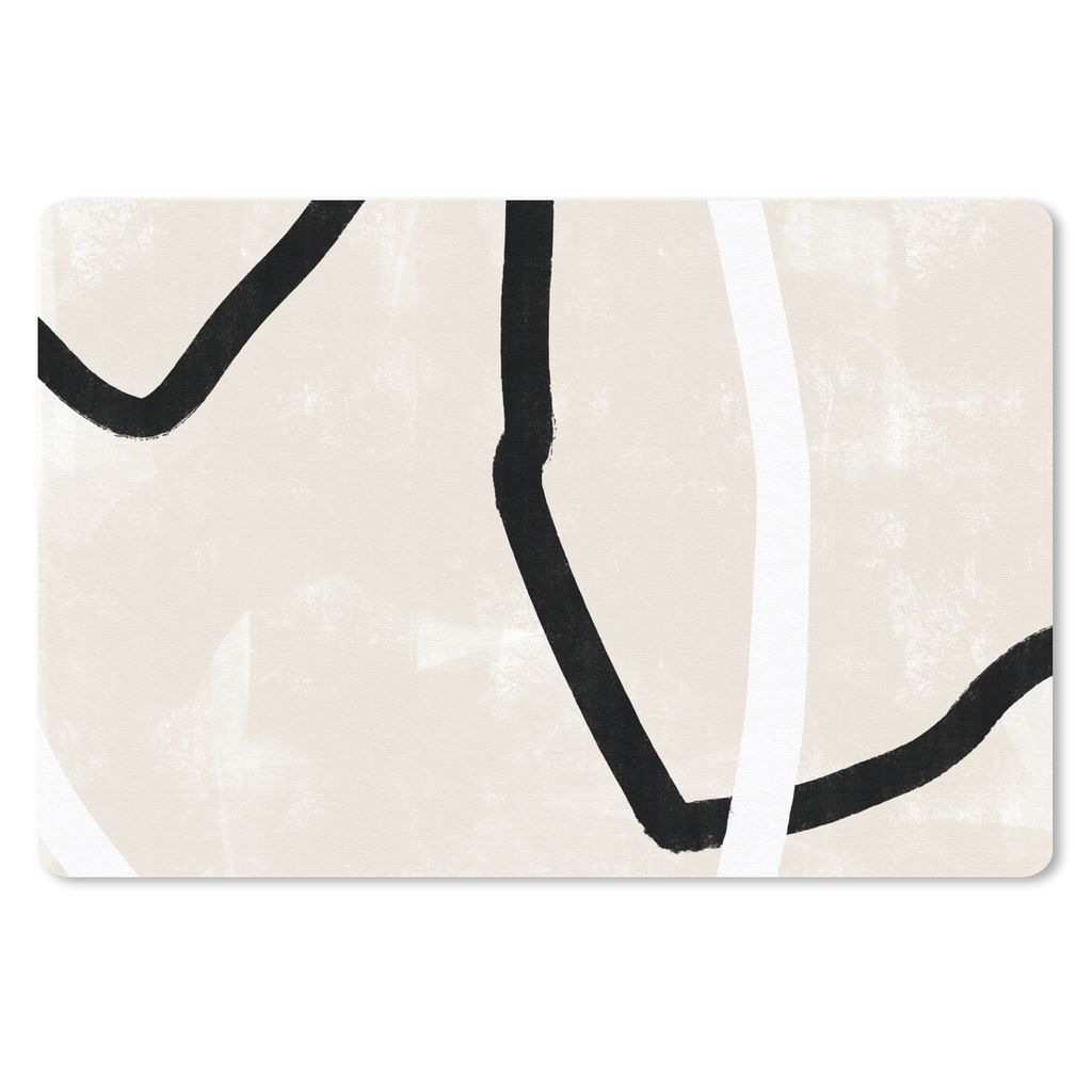 MuchoWow® Mauspad Mousepad Rosa - Minimalismus - Design Produktbild 
